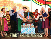 Auftakt 54. Frühlingsfest München - Freibier Böllernschützen und Anstich am 20.04.2018 (©Foto.Martin Schmitz)